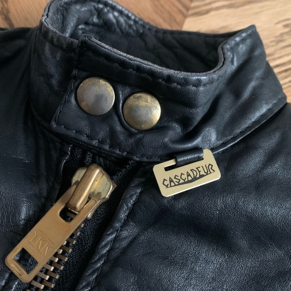 Cascadeur leather Moto jacket - Picture 4 of 16